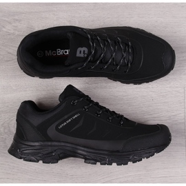 Scarpe da trekking da uomo impermeabili nere McBraun nero 1