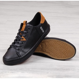 Scarpa bassa da uomo in ecopelle nera Big Star GG174026 nero 1