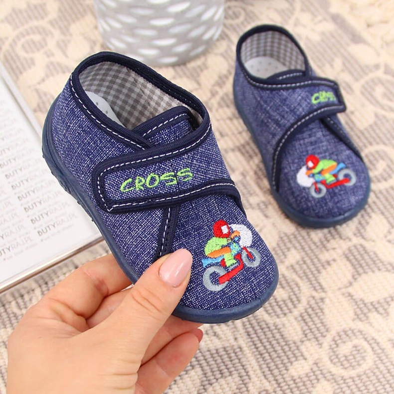 Pantofole da casa Nazo blu navy 1