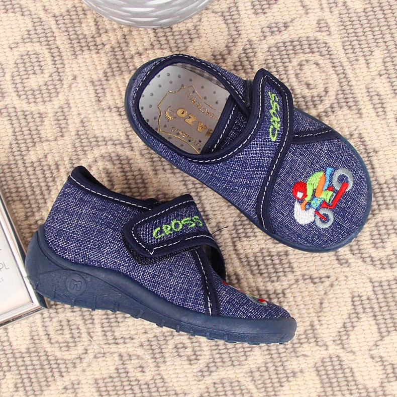 Pantofole da casa Nazo blu navy 2