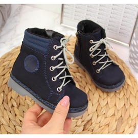 Stivaletti da bambino blu navy Kornecki 4984 1