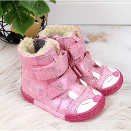 Stivali rosa da ragazza isolati Kornecki 6583 2