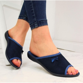 Ciabatte da casa da donna, Befado blu navy e blu 1