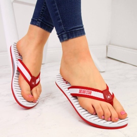 Red Big Star DD274A249 infradito da spiaggia rosse da donna rosso 1