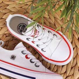Sneakers da bambino basse bianche Big Star HH374089 bianca 1