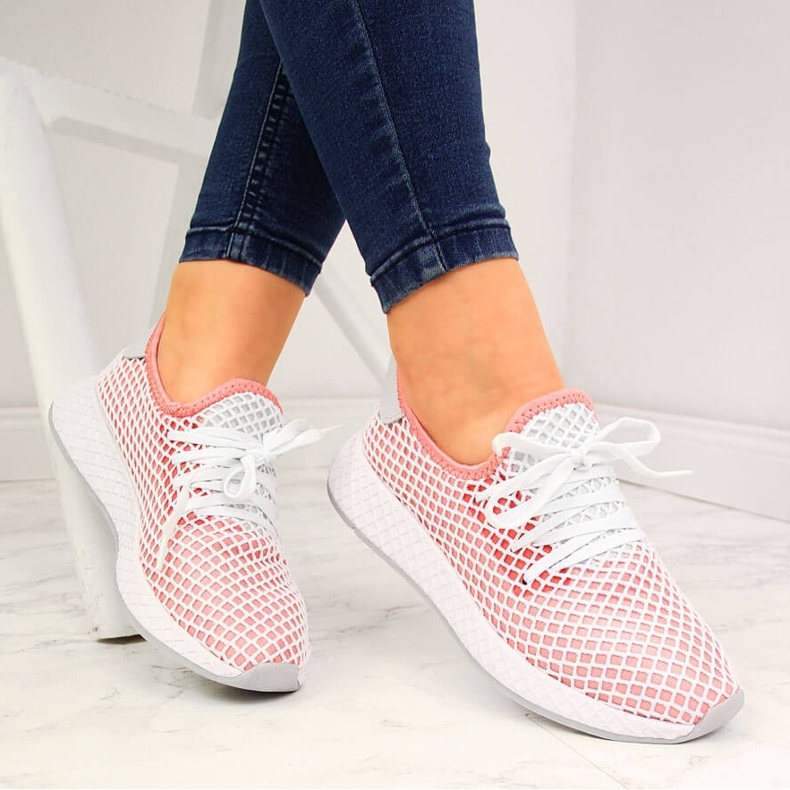 Scarpe da running rosa American Club 1