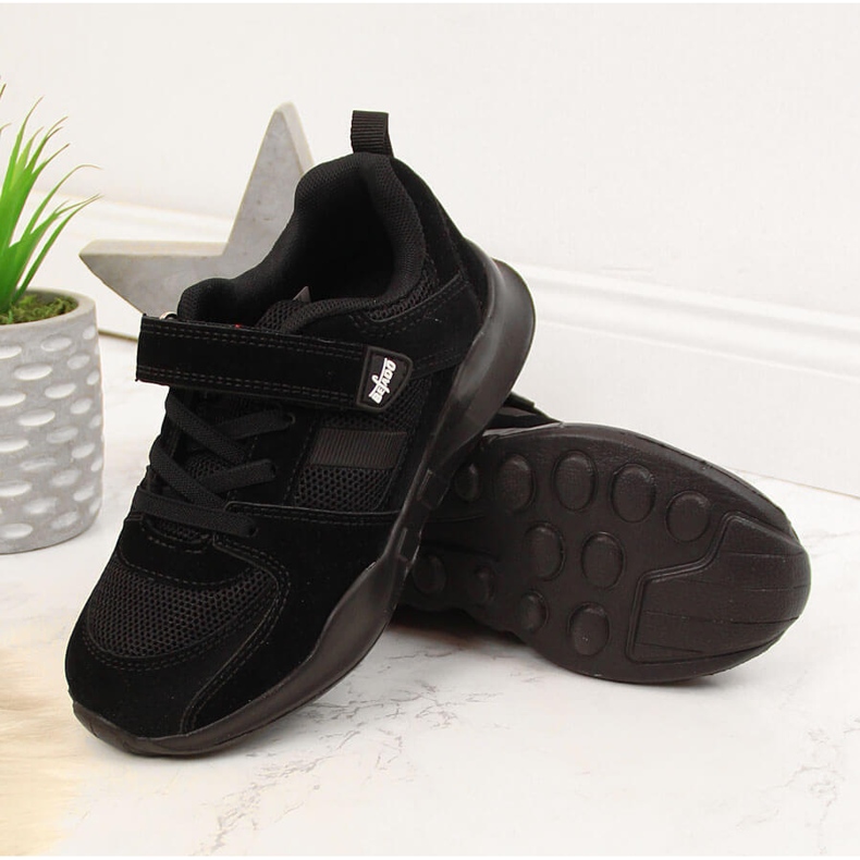 Scarpe sportive per bambini Befado con velcro nere nero 2