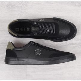 Scarpa bassa da uomo in ecopelle nera Big Star II174008 nero 1