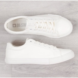 Scarpa bassa da uomo in ecopelle bianca Big Star II174028 bianco 1