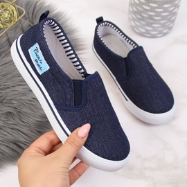 Sneakers slip-on da uomo Atletico blu navy 1