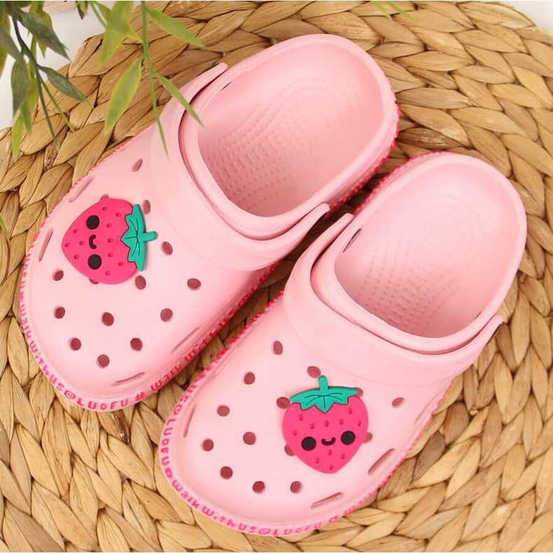 Ciabatte in schiuma rosa Atletico da bambina per la piscina 1