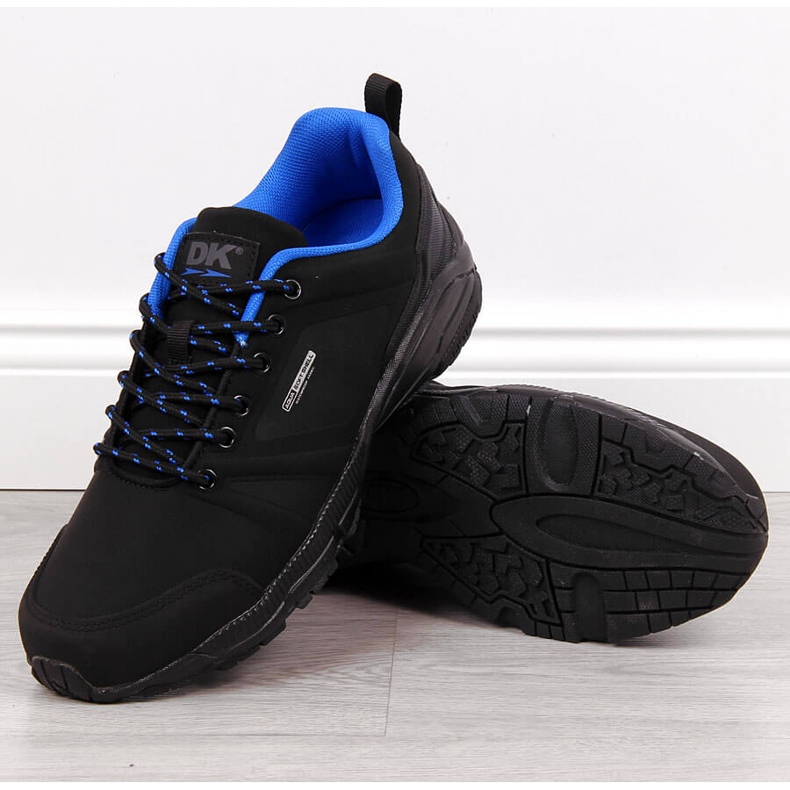 Scarpe sportive da trekking impermeabili DK nere e blu nero 1