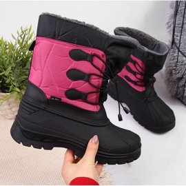 Doposci da donna impermeabili isolanti rosa Gallop nero 1