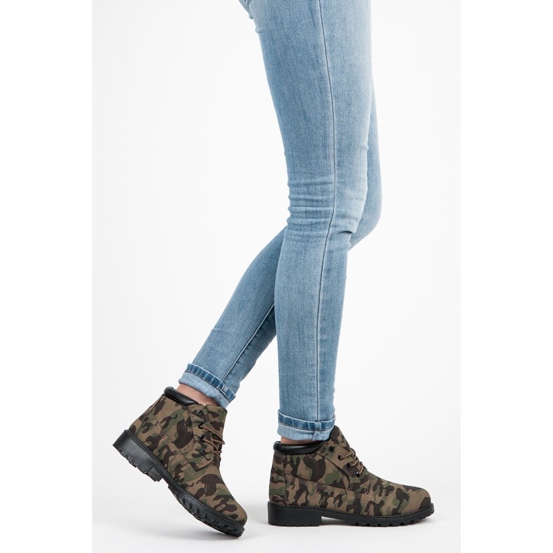 Ideal Shoes Trapper basso alla caviglia multicolore 2