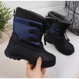 Doposci da bambino blu scuro Galop nero blu navy 1
