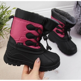 Doposci coibentati per bambini rosa Gallop nero 1