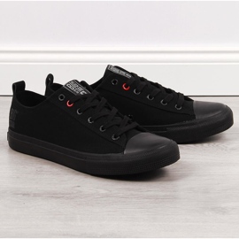 Sneakers basse da uomo in tessuto nero Big Star JJ174003 1