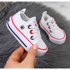 Sneakers da bambino con elastici bianchi Big Star HH374193 bianco 1
