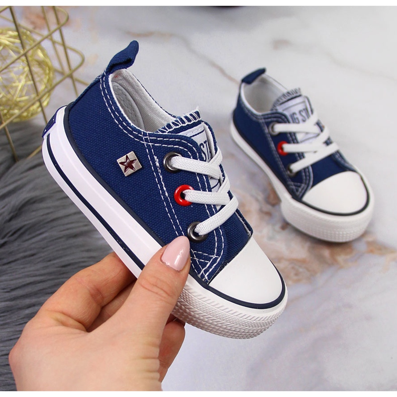 Sneakers Big Star da bambino blu navy HH374195 1