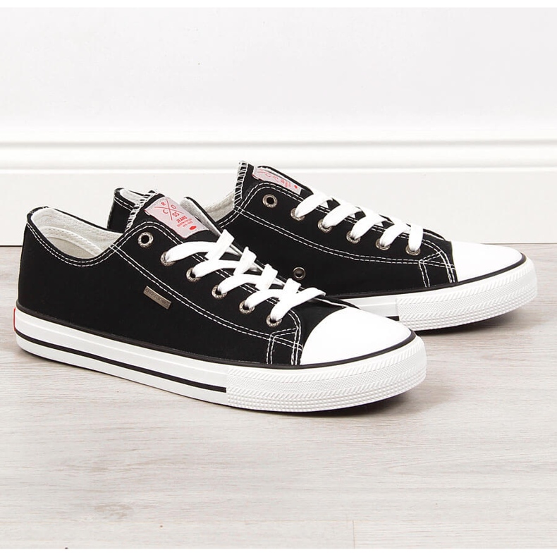 Sneakers nere da uomo Cross Jeans JJ1R4003C nero 1