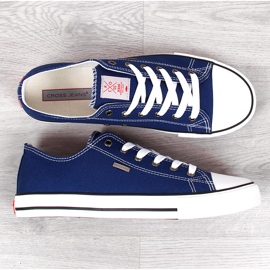 Sneakers da uomo Cross Jeans JJ1R4004C blu navy 1