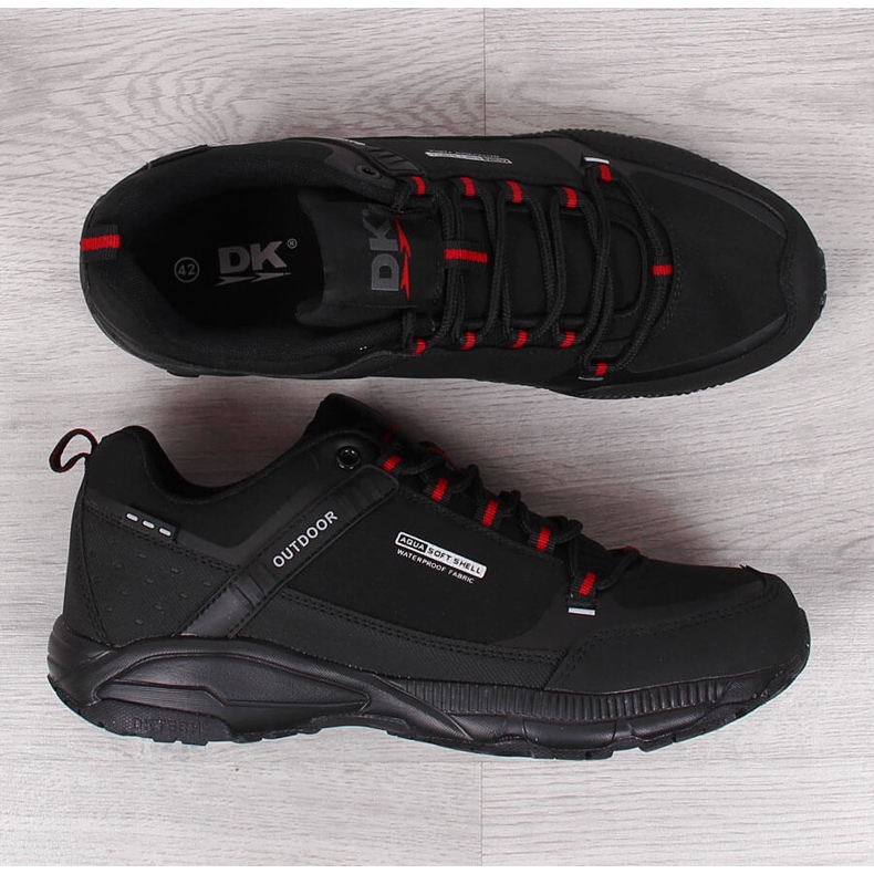 Scarpe sportive da trekking da uomo impermeabili DK nero 1