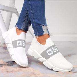 Slip on bianche scarpe sportive Big Star JJ274297 bianco 1