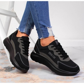 Scarpe sportive con plateau Big Star JJ274989 nere nero 1