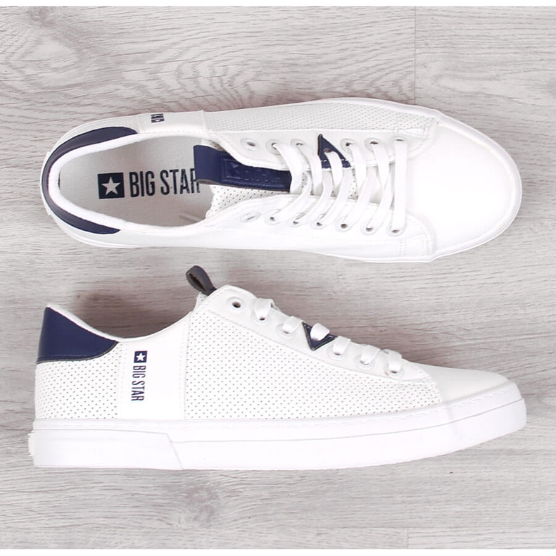 Similpelle bianca da uomo Big Star JJ174226 2