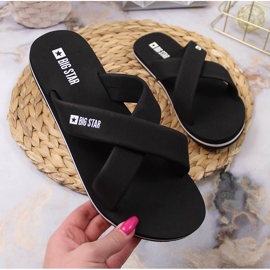 Ciabatte in schiuma nera Big Star JJ274A338 nero 2