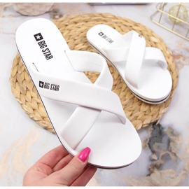 Ciabatte in schiuma bianca Big Star JJ274A339 bianco 1