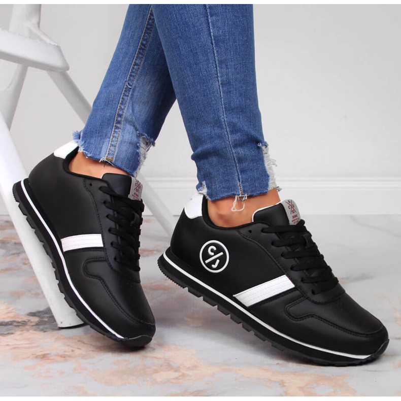 Scarpe sportive nere Cross Jeans JJ2R4023C nero 1