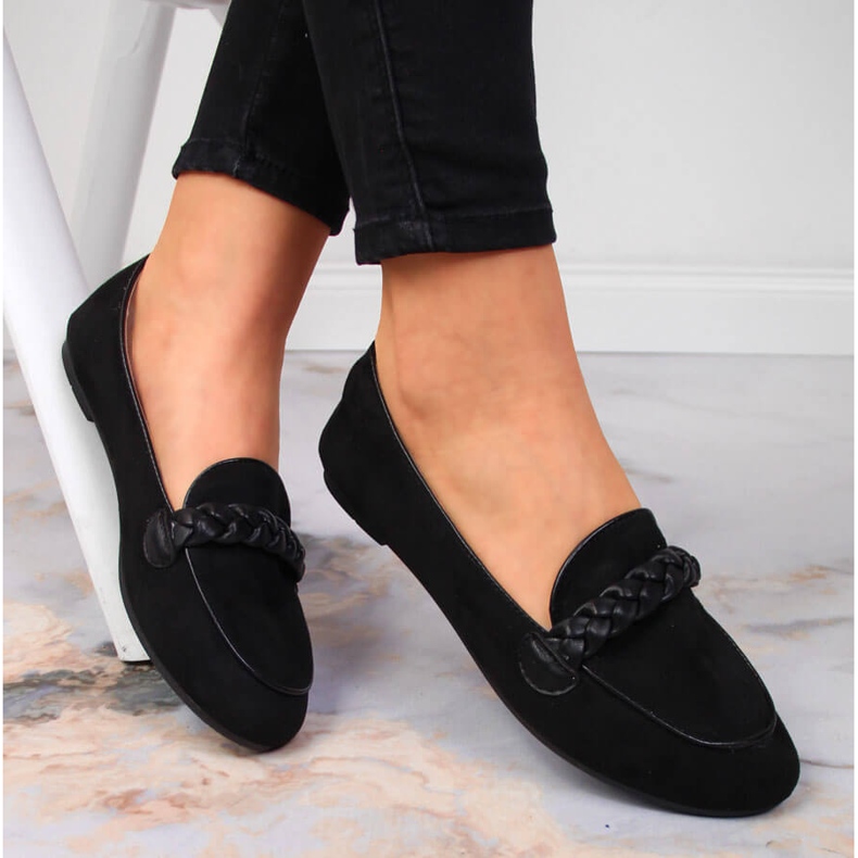 Scarpe senza lacci da donna Potocki nere nero 1