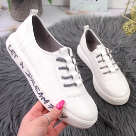 S.Barski Scarpe con plateau da donna bianche S. Barski bianca 1