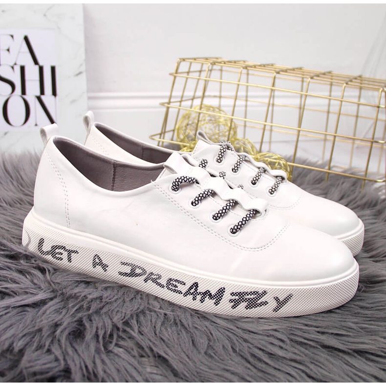 S.Barski Scarpe con plateau da donna bianche S. Barski bianco 2