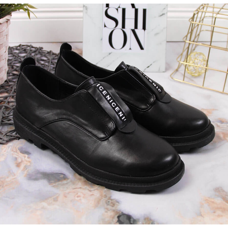 S.Barski Scarpe senza lacci da donna nere di S. Barski nero 2