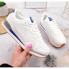 Scarpe sportive bianche American Club bianco 1