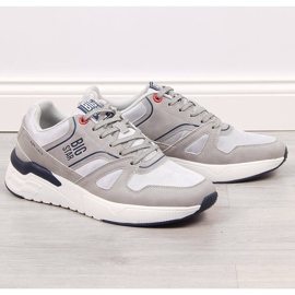 Scarpe sportive casual da uomo grigie Big Star JJ174276 grigio 1