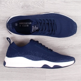 Scarpe sportive da uomo blu navy American Club 1