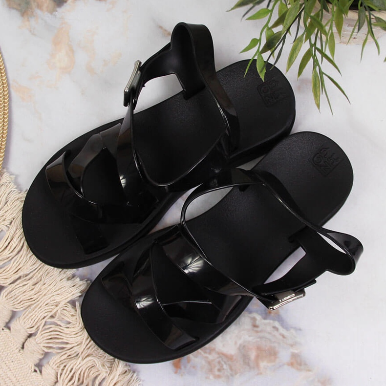 Sandali da donna profumati Zaxy neri JJ285093 nero 2