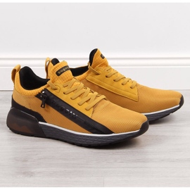 Scarpe sportive da uomo Bugatti JJ153072 gialle giallo 1