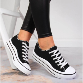 S.Barski Sneakers da donna S. Barski nere sulla piattaforma nero 1