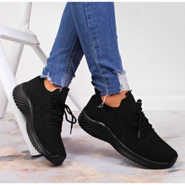 Scarpa sportiva slip on in rete Filippo nera nero 1