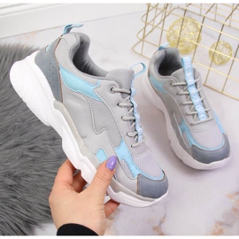 Comode scarpe sportive da donna Vinceza grigie grigio 1