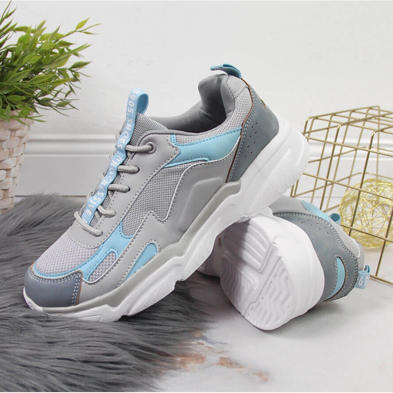 Comode scarpe sportive da donna Vinceza grigie grigio 2