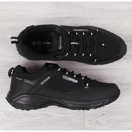 Scarpe da trekking impermeabili da uomo McKeylor nere nero 2