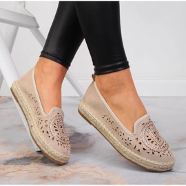 S.Barski Espadrillas da donna traforate con zirconi beige S. Barski 1