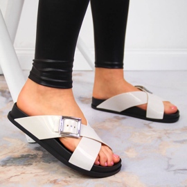 Ciabatte da donna meliski crema Zaxy JJ285057 beige multicolore 2