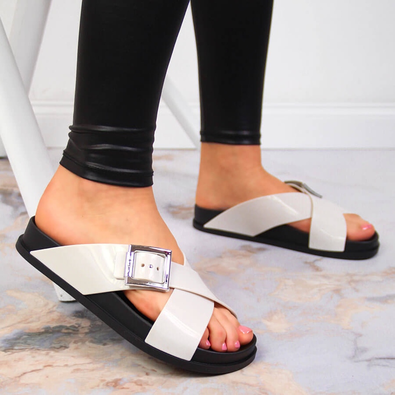 Ciabatte da donna meliski crema Zaxy JJ285057 beige multicolore 2