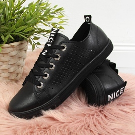 Sneakers da donna con ecopelle Filippo nero 2